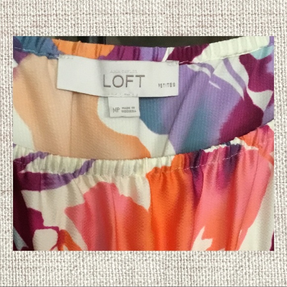 LOFT Floral Print Dress - Picture 3 of 3